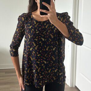 CLAUDIE PIERLOT Blouse with printed pattern for business casual